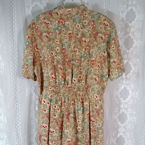 Vintage Leslie Fay 100% Polyester Made In USA Women's Dress Size 20 WP Plus - Picture 6 of 10